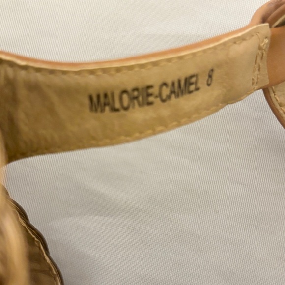 Patrizia 8 Spring Step Malorie Camel Wedge Women’s Tan Sandals Comfort Shoes - Picture 8 of 13